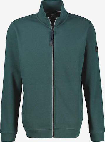 LERROS Sweatvest in Groen: voorkant