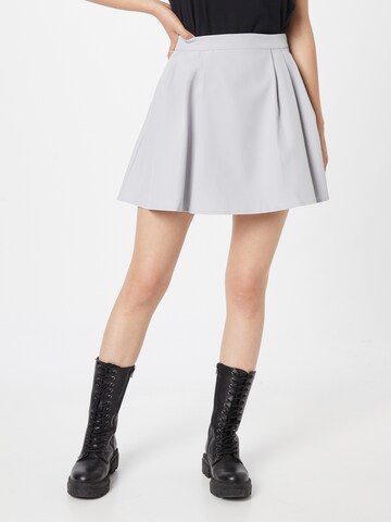 Missguided Skirt in Grey: front