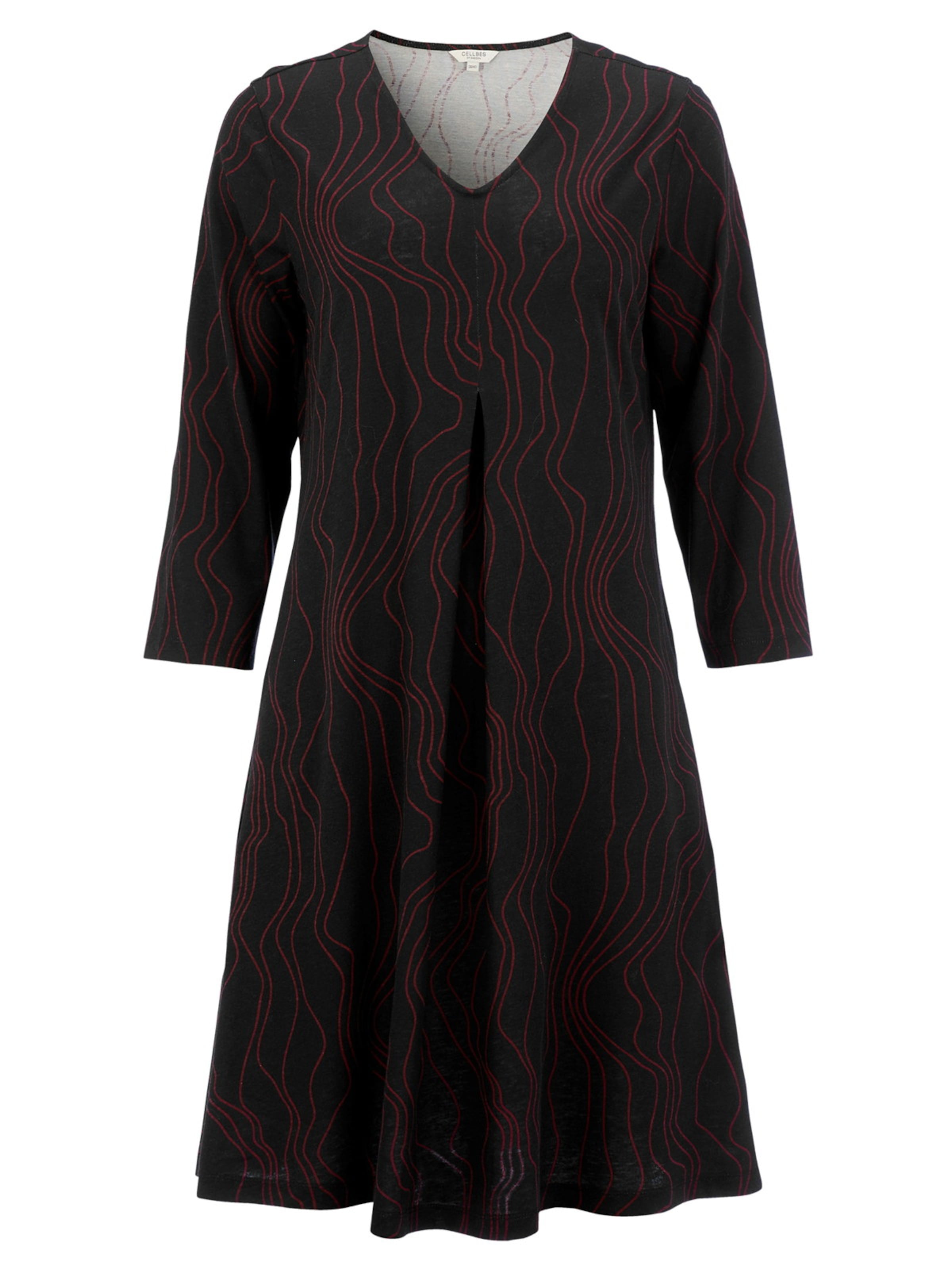 Cellbes of Sweden Jurk in Zwart: voorkant