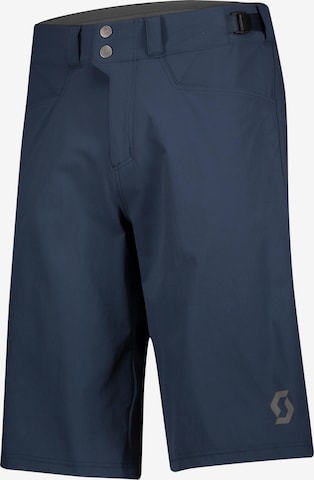 SCOTT Regular Workout Pants 'Trail Flow' in Blue: front