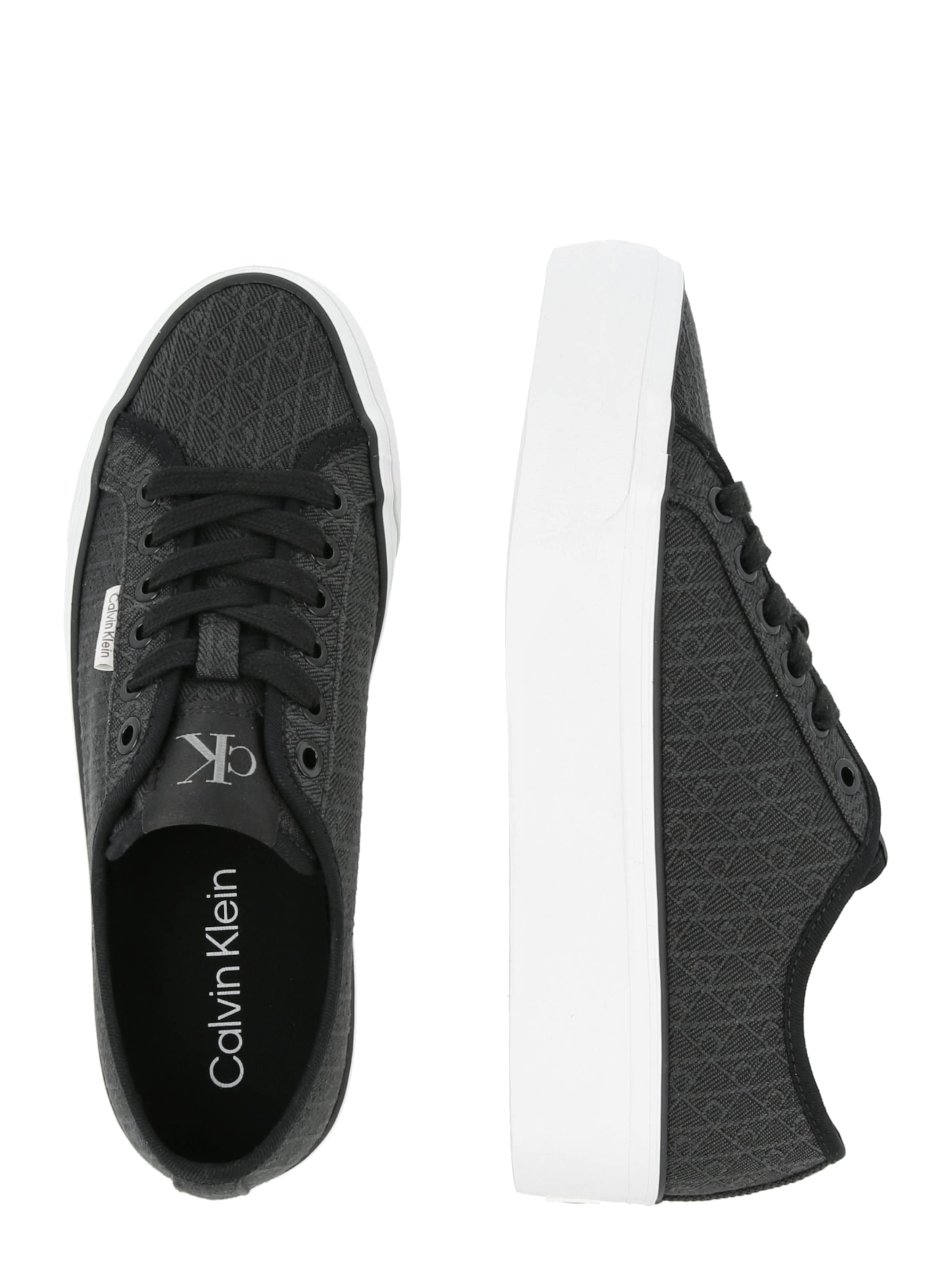 Calvin Klein Regular Ниски маратонки в черно
