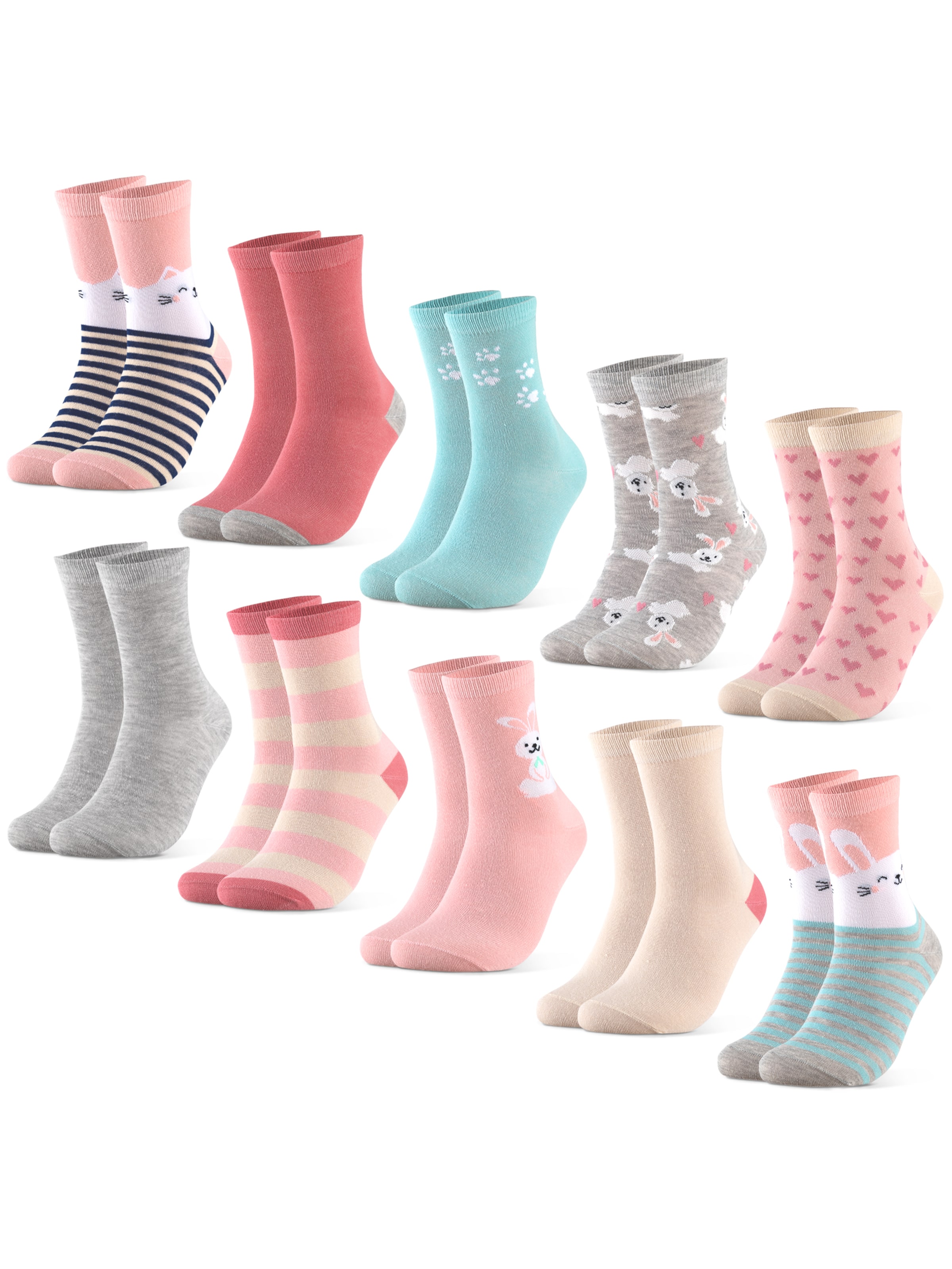 Occulto Socken 'Fantasia'‌‌‌‌‌‌‌‌ in Pink: Vorderseite