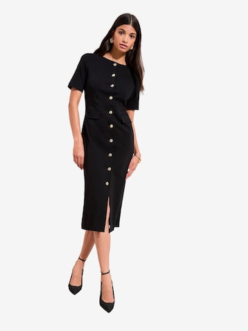 Robe Friends Like These en noir : devant