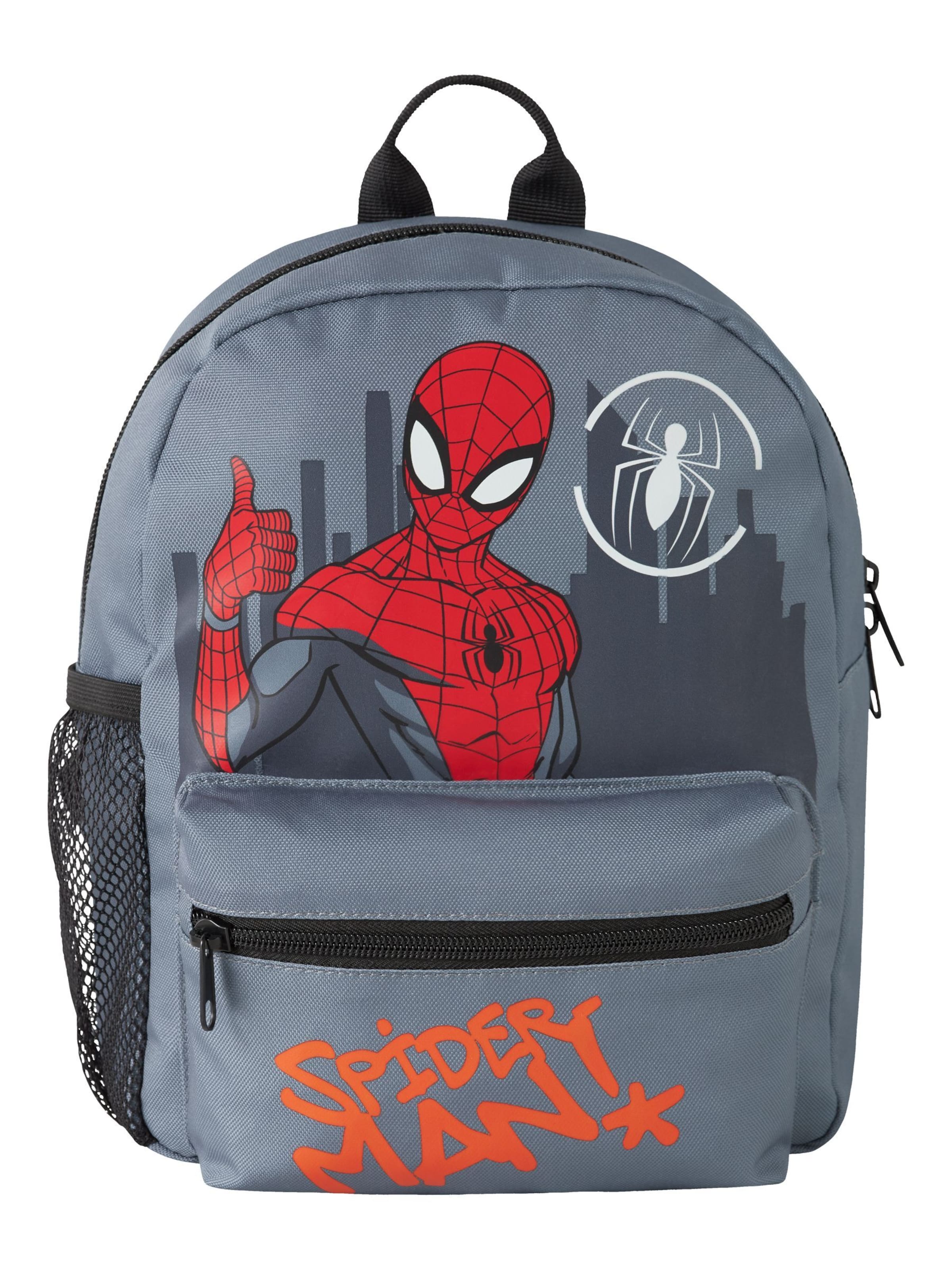 NAME IT Plecak 'Spider-Man' w rozmiarze One Size w kolorze podpalany niebieski / ciemnoszary / czerwony / białym, Podgląd produktu