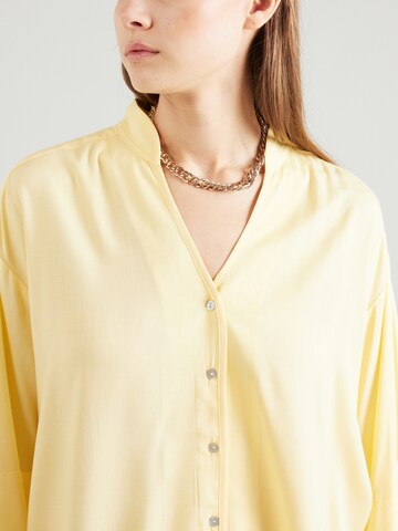 Soft Rebels Blouse 'Pansy' in Geel