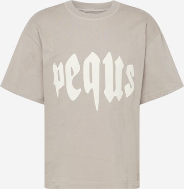 T-Shirt Pequs en gris : devant