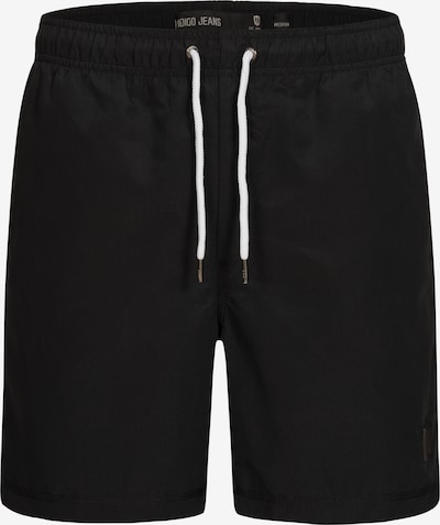 INDICODE JEANS Shorts de bain en noir, Vue avec produit