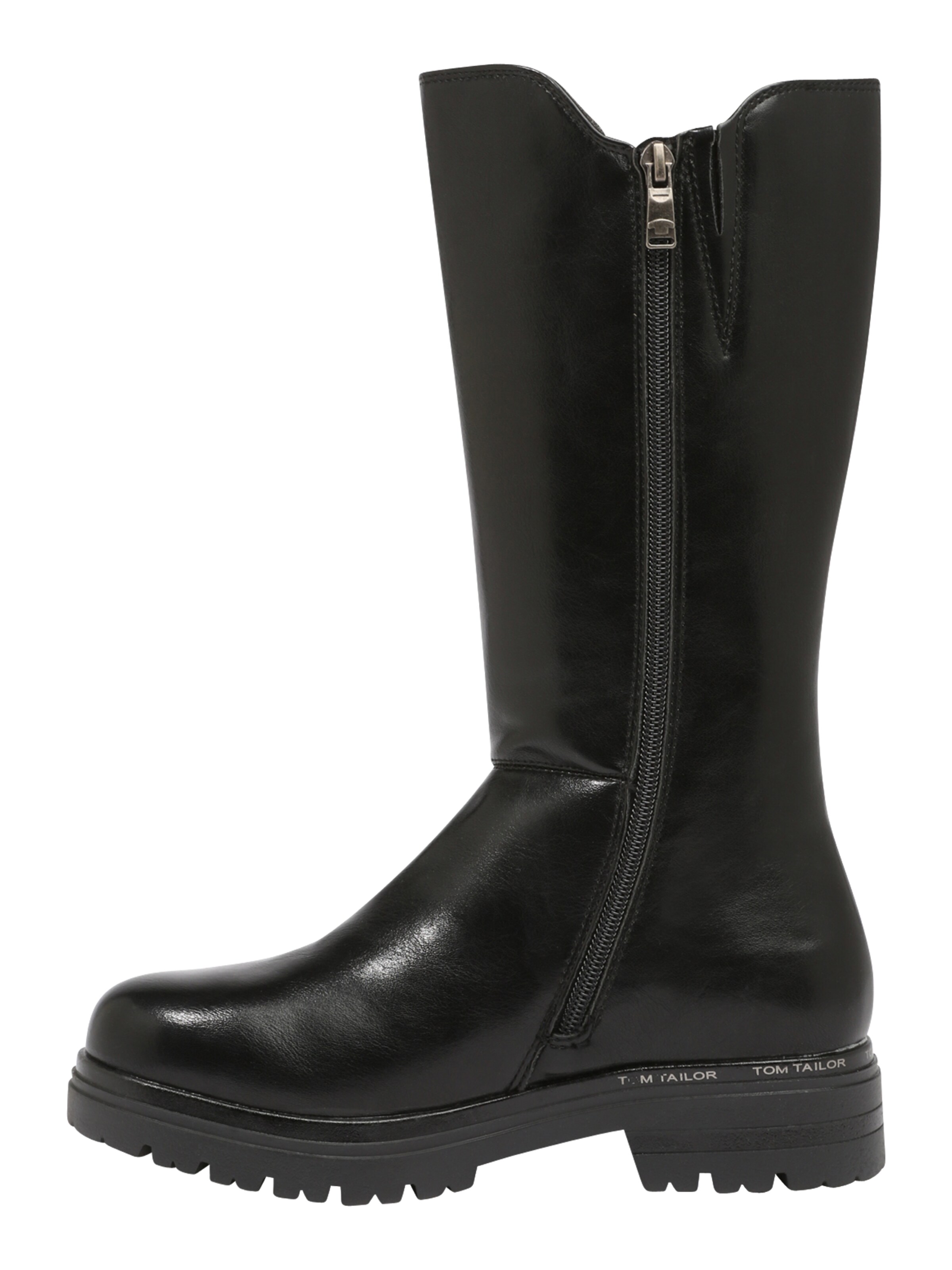 TOM TAILOR Boots in Black