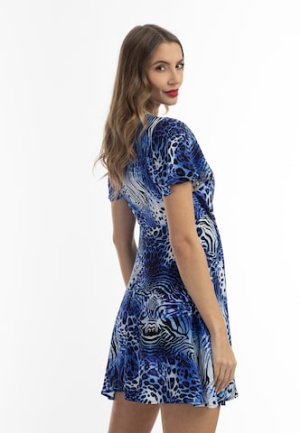 faina Dress in Blue