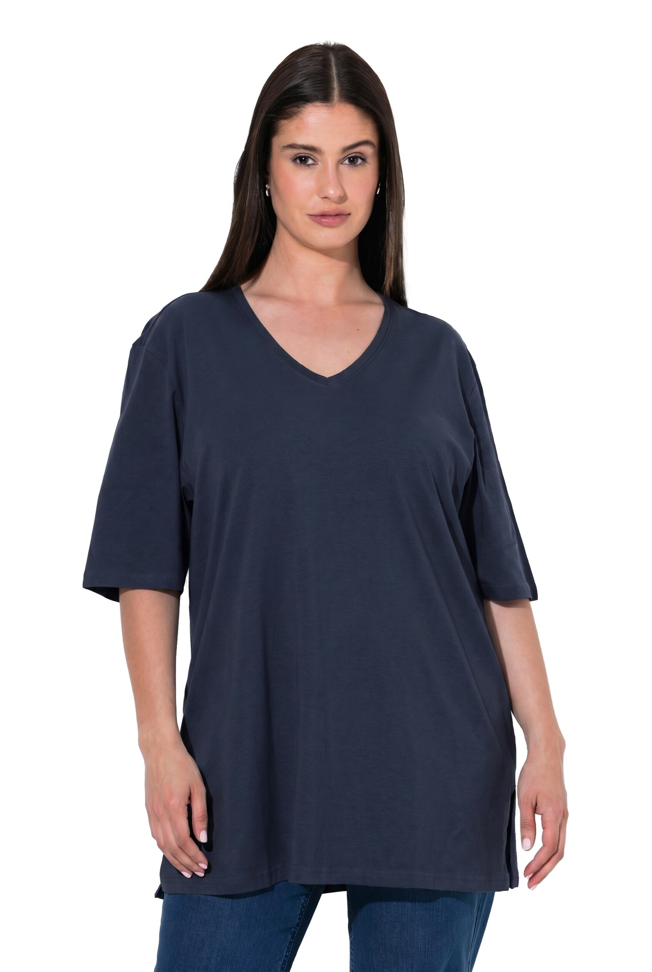 Ulla Popken Shirt in Blue: front