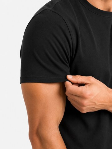 SITZTGUT Shirt 'Classic Crew Neck T-Shirt' in Black