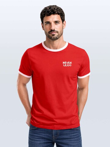 Neverless Shirt 'Public Viewing' in Red