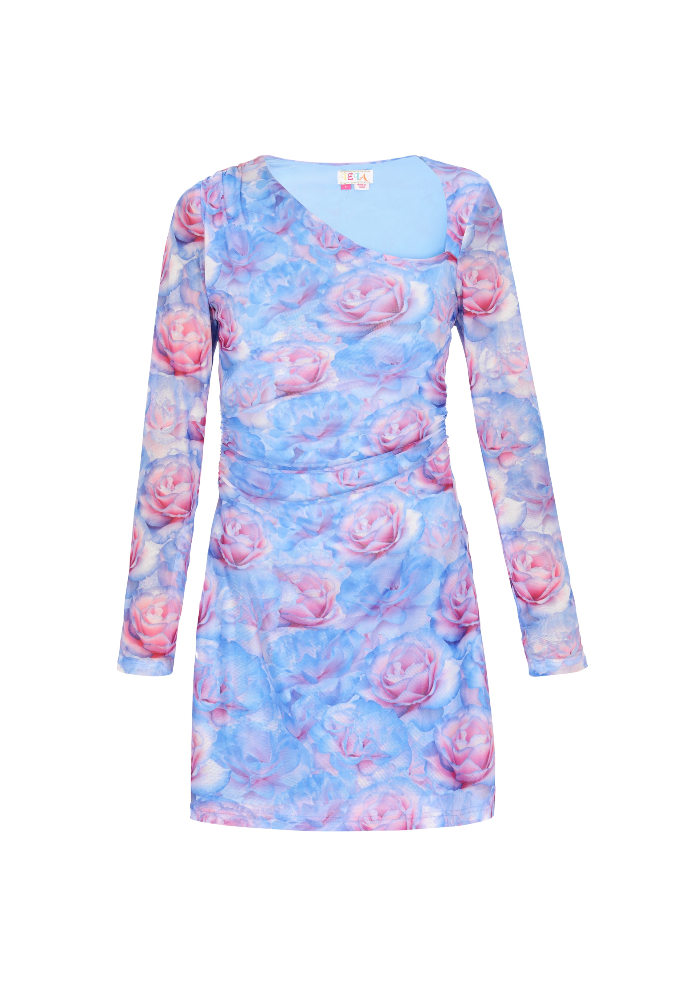 Robe IZIA en bleu : devant