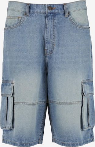 Urban Classics Cargo jeans in Blue: front