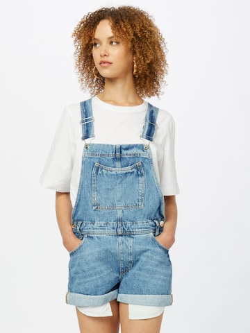 River Island Jean Overalls in Blue: front