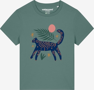 T-shirt 'Love and flex' Watapparel en vert : devant