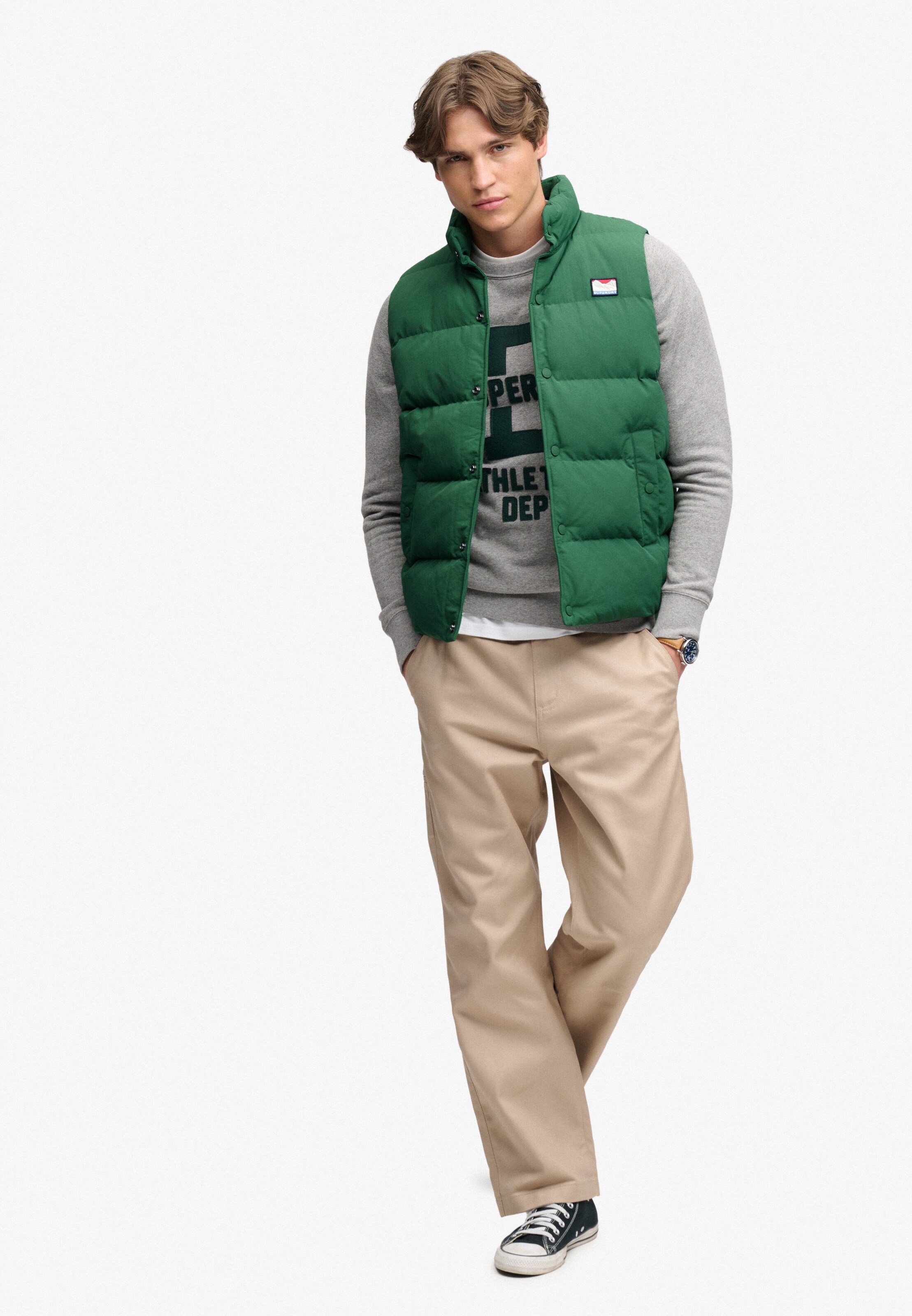 Superdry & Co Vest 'Everest' in Green