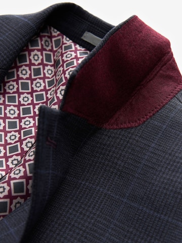 Coupe slim Veste de costume 'Prince-of-Wales' Next en bleu