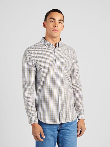 Coupe regular Chemise BURTON MENSWEAR LONDON en vert : devant