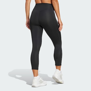 Skinny Pantalon de sport 'Optime Essentials' ADIDAS PERFORMANCE en noir