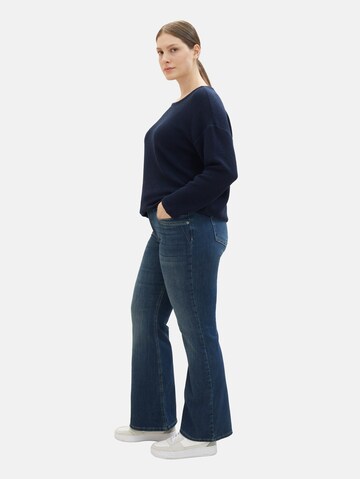 Tom Tailor Women + Boot cut Jeans in Blue