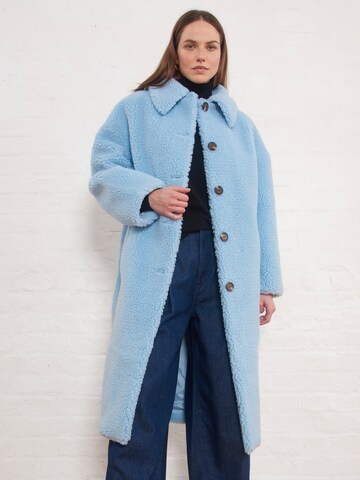 Manteau d’hiver 'Estila' Aligne en bleu : devant