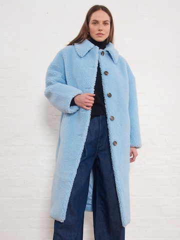 Manteau d’hiver 'Estila' Aligne en bleu : devant