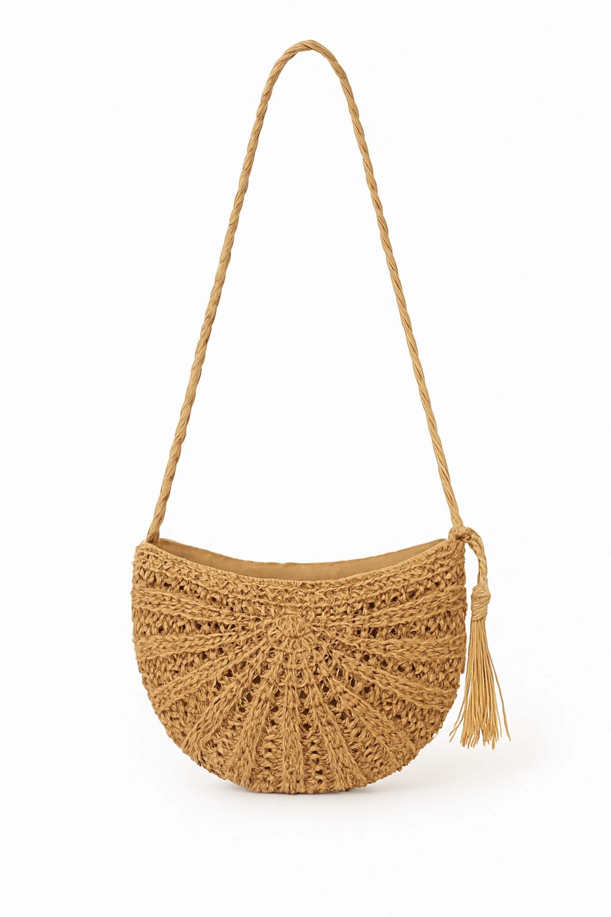 MANUKA Crossbody Bag in Beige: front