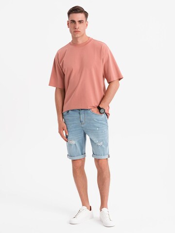Ombre Regular Jeans in Blauw
