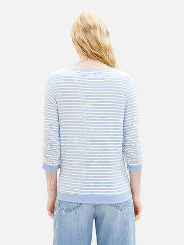 TOM TAILOR DENIM Sweatshirt in Blauw