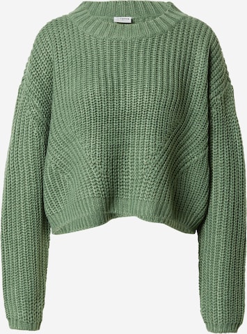 Pull-over Urban Classics en vert : devant