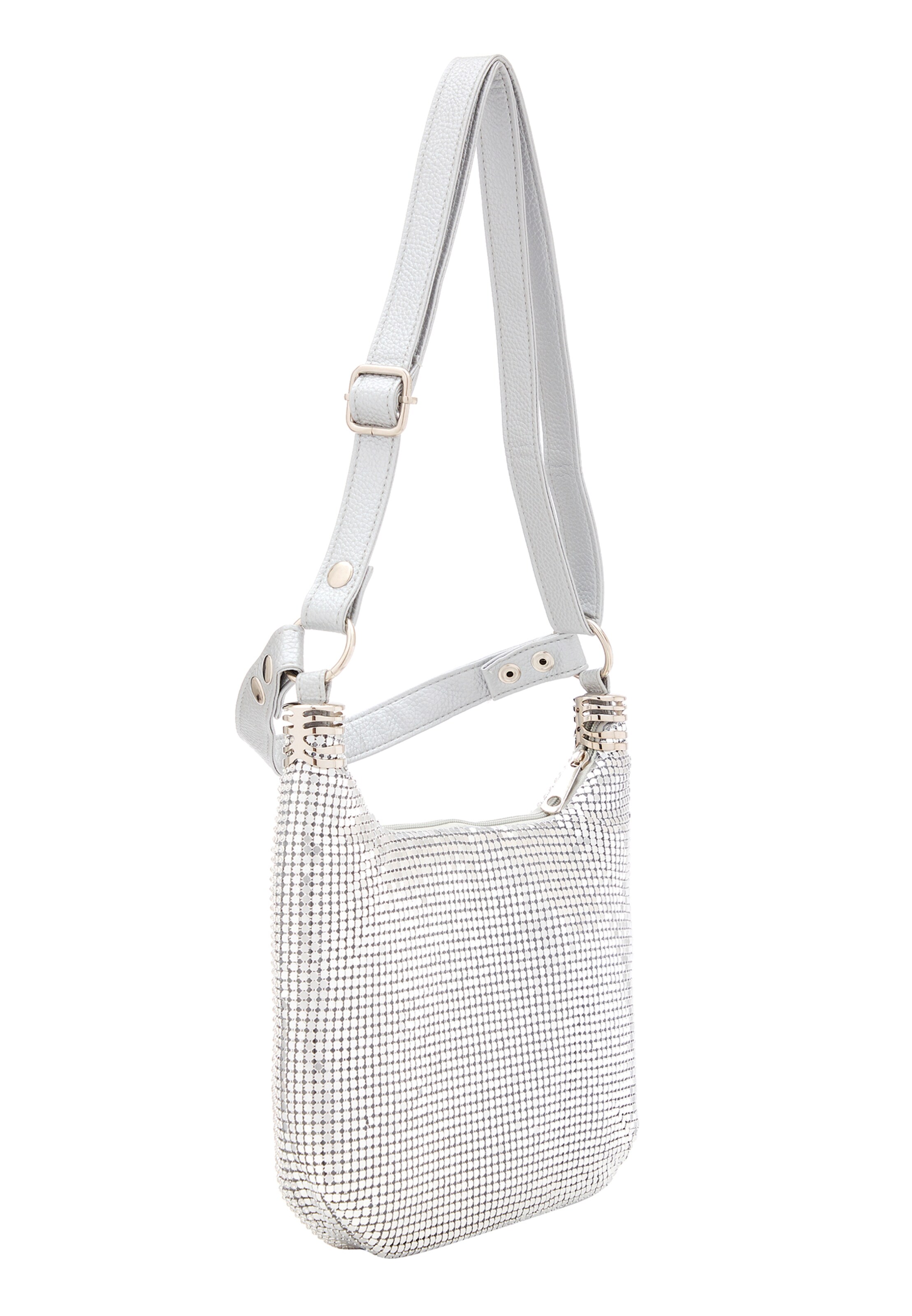 FELIPA Taška přes rameno – stříbrná