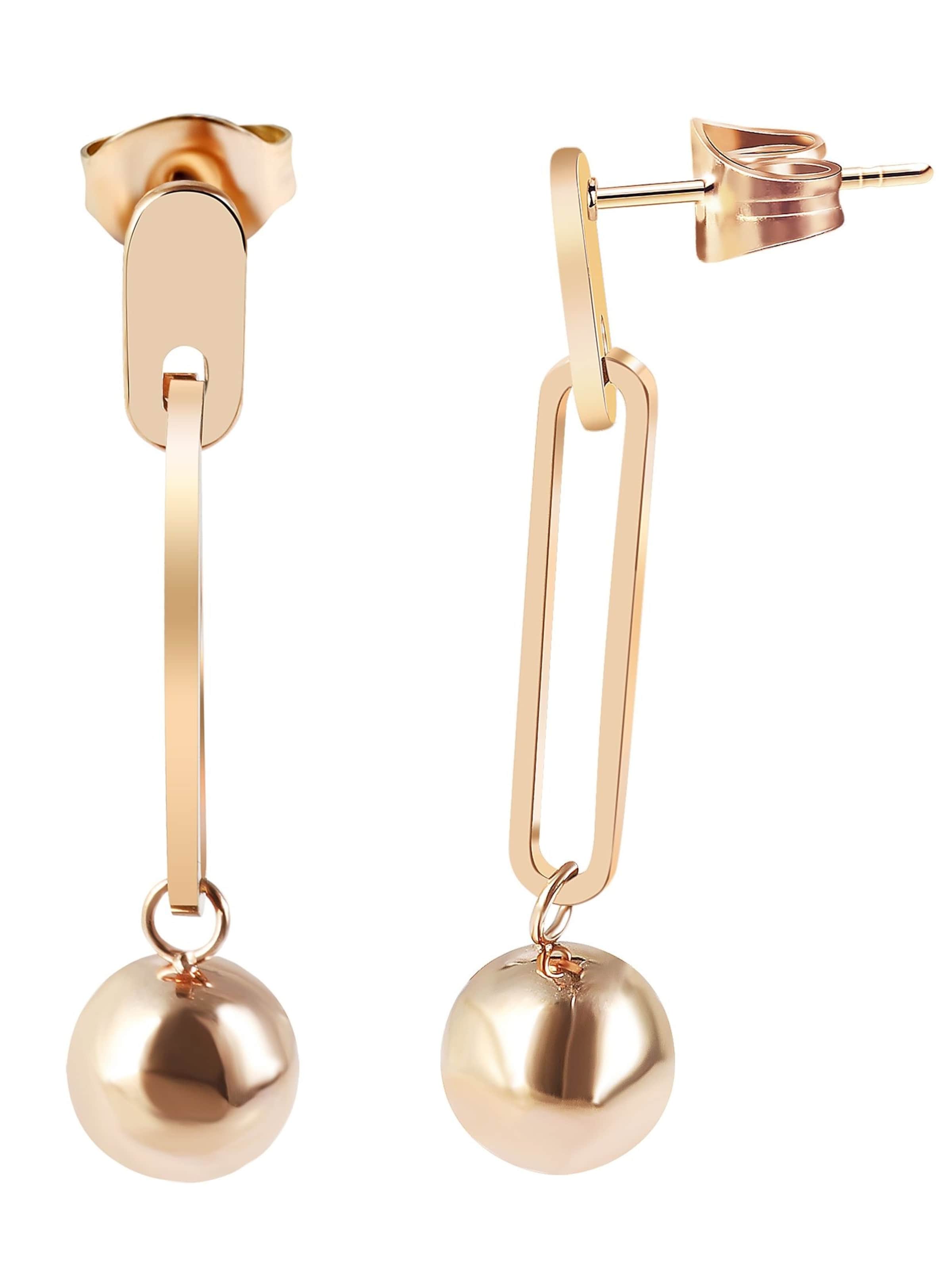 Akzent Earrings 'Mayke, hautverträglich' in Gold
