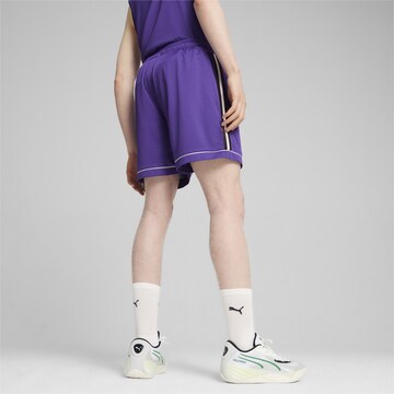 PUMA Regular Sports trousers in Purple
