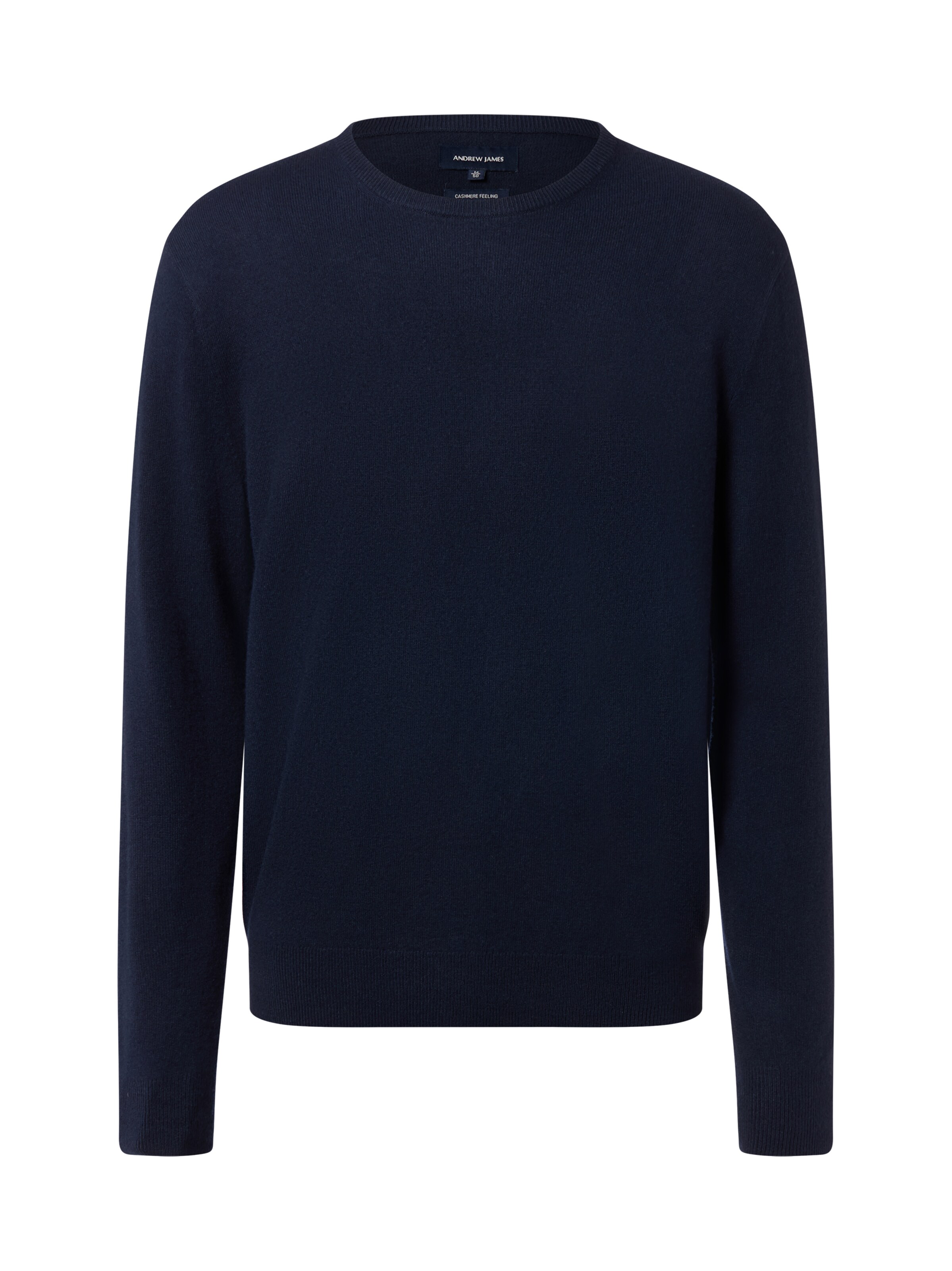 Andrew James Pullover in Blau: Vorderseite