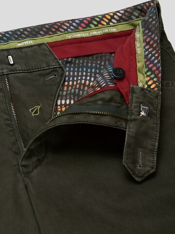 MEYER Regular Baumwollchino 'Chicago', mit Sicherheitstasche & Hemdenstopper, Fußweite: 38 cm in Grün