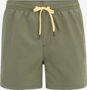 Shorts de bain 'BEHIND WAVE' QUIKSILVER en vert : devant