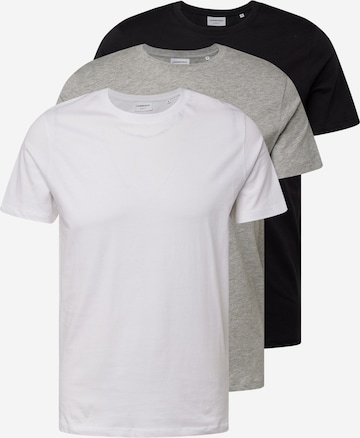 T-Shirt Lindbergh en gris : devant