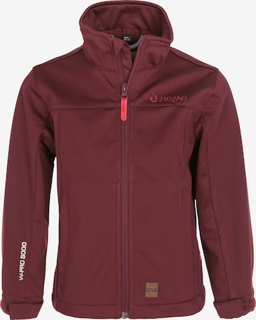 ZigZag Outdoor jacket 'Anakin' in Red: front