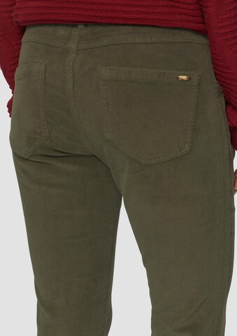 s.Oliver Slimfit Broek in Groen