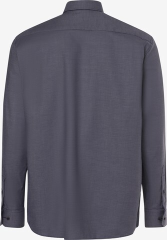 ETERNA Comfort fit Button Up Shirt in Blue