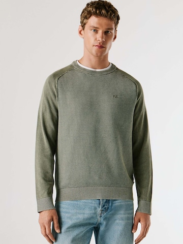 Pullover 'FLEET' di Pepe Jeans in verde: frontale