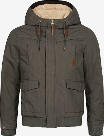 Alessandro Salvarini Winter Jacket 'Rigio' in Grey: front