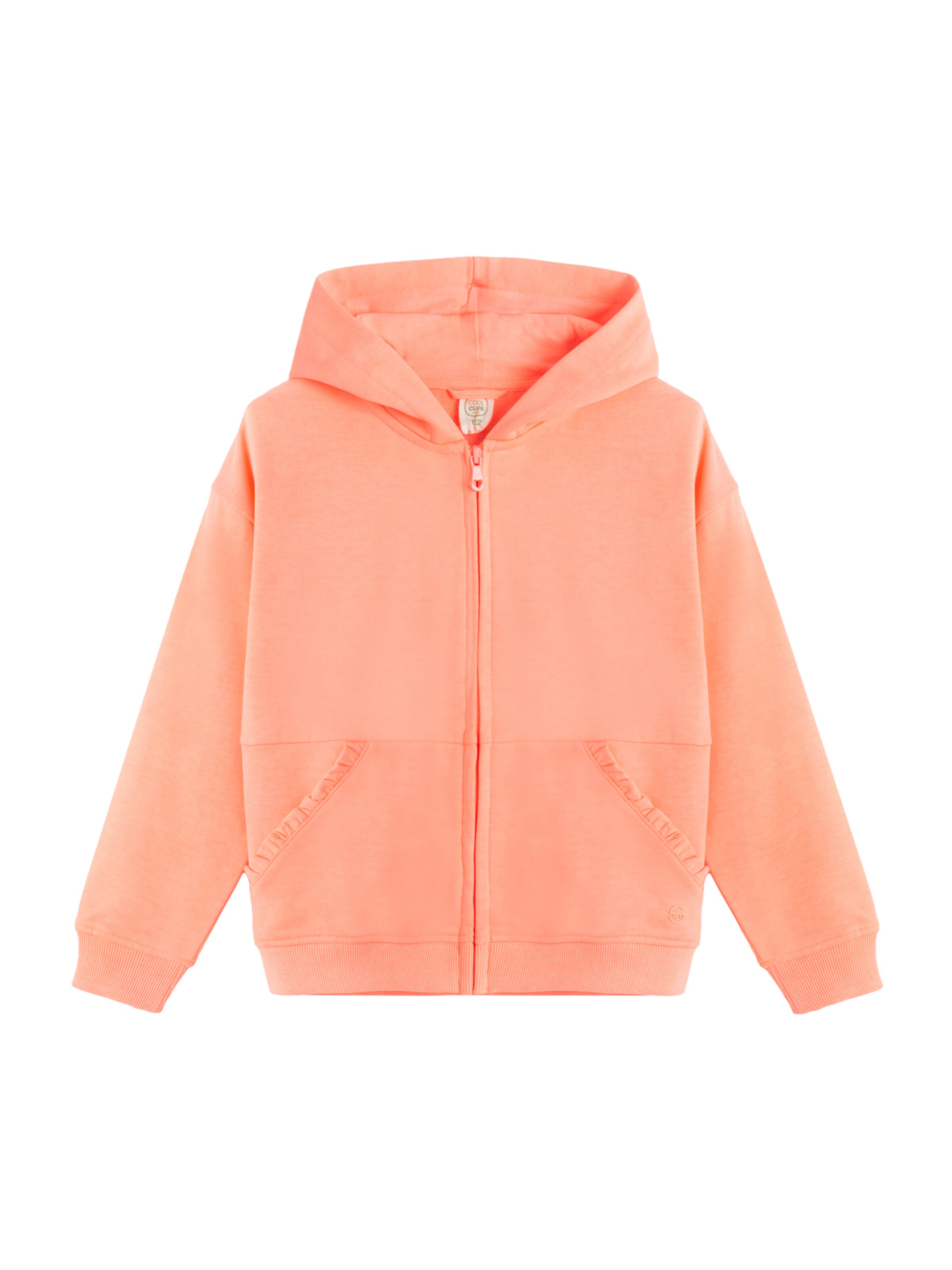 Cool Club Sweatjacke in orange, Produktansicht