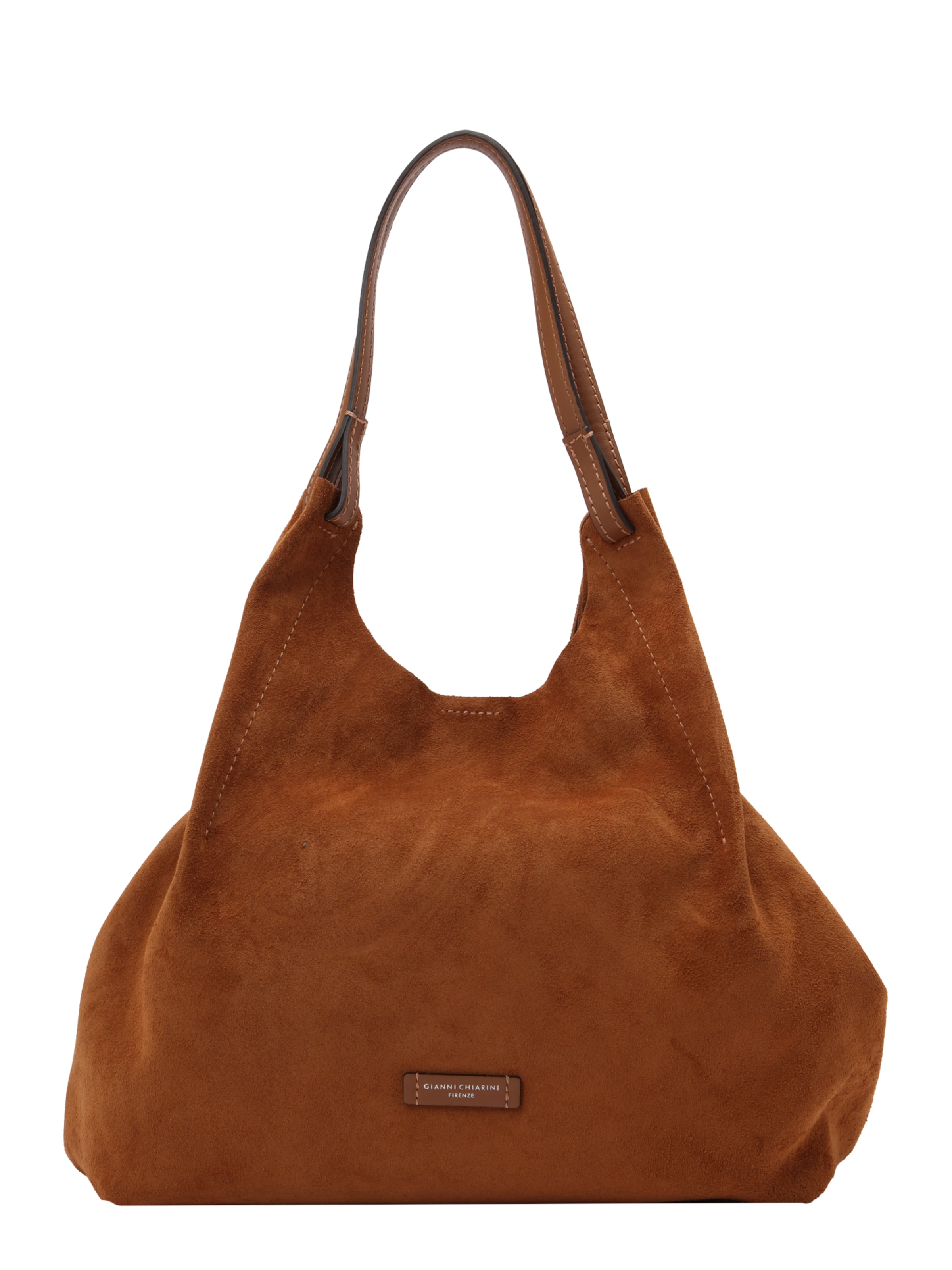 Gianni Chiarini Taška přes rameno 'DUA' – hnědá: přední strana