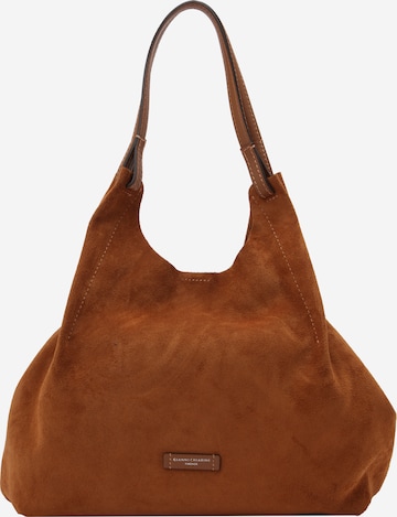 Gianni Chiarini Õlakott 'DUA', värv pruun: eest vaates