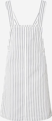 Envii Dungaree skirt 'FIG' in White: front