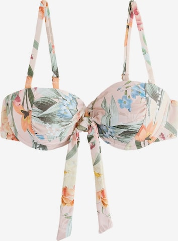 Bandeau Hauts de bikini Next en rose : devant