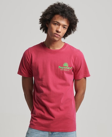 Superdry Shirt in Roze: voorkant