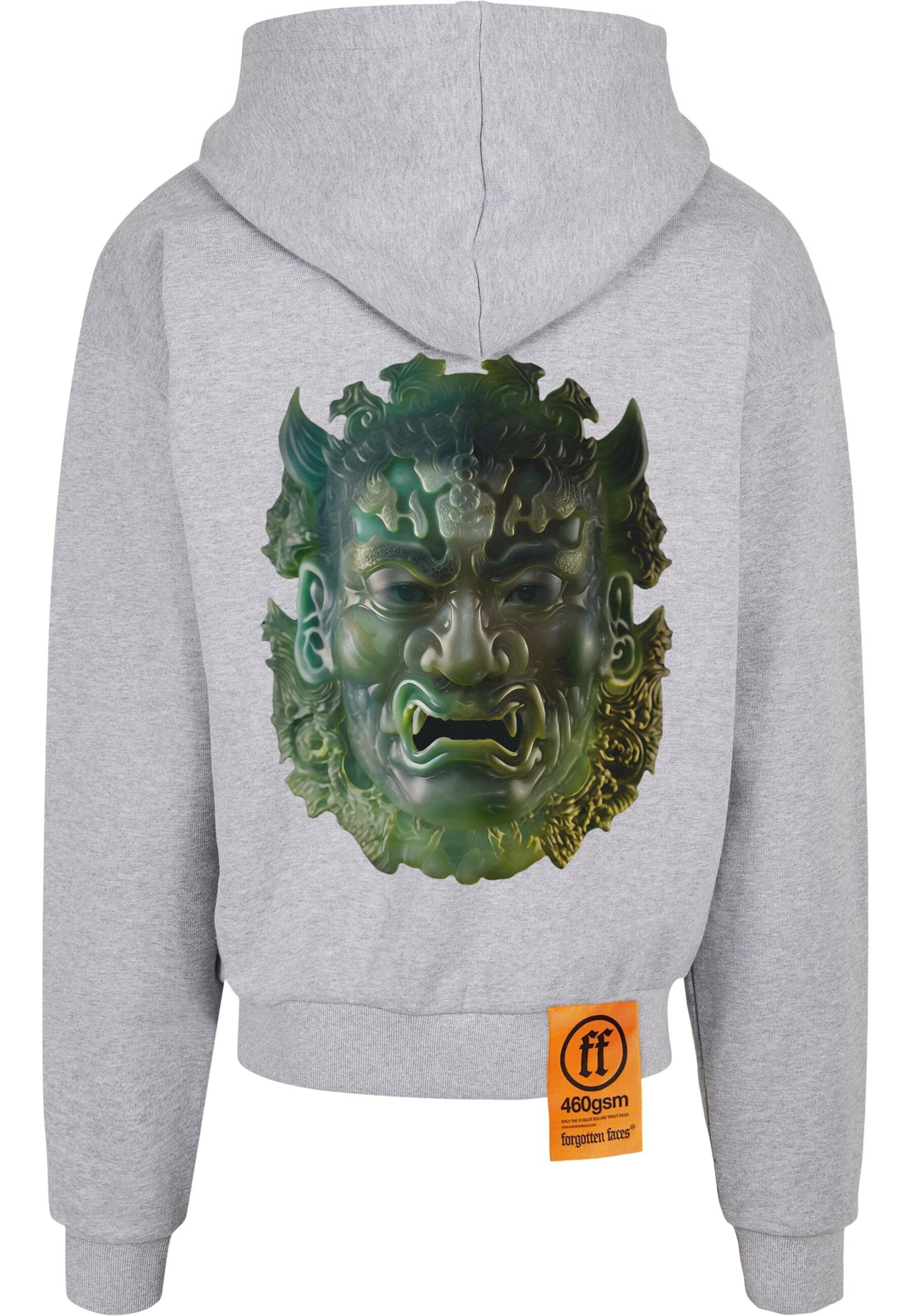 Forgotten Faces Mikina 'Jade Oni' – šedá